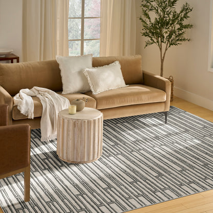 Nourison Home Nordic  Ivory Grey  Contemporary
