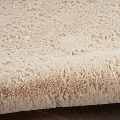 Nourison Home Cozy Shimmer  Beige Gold  Contemporary