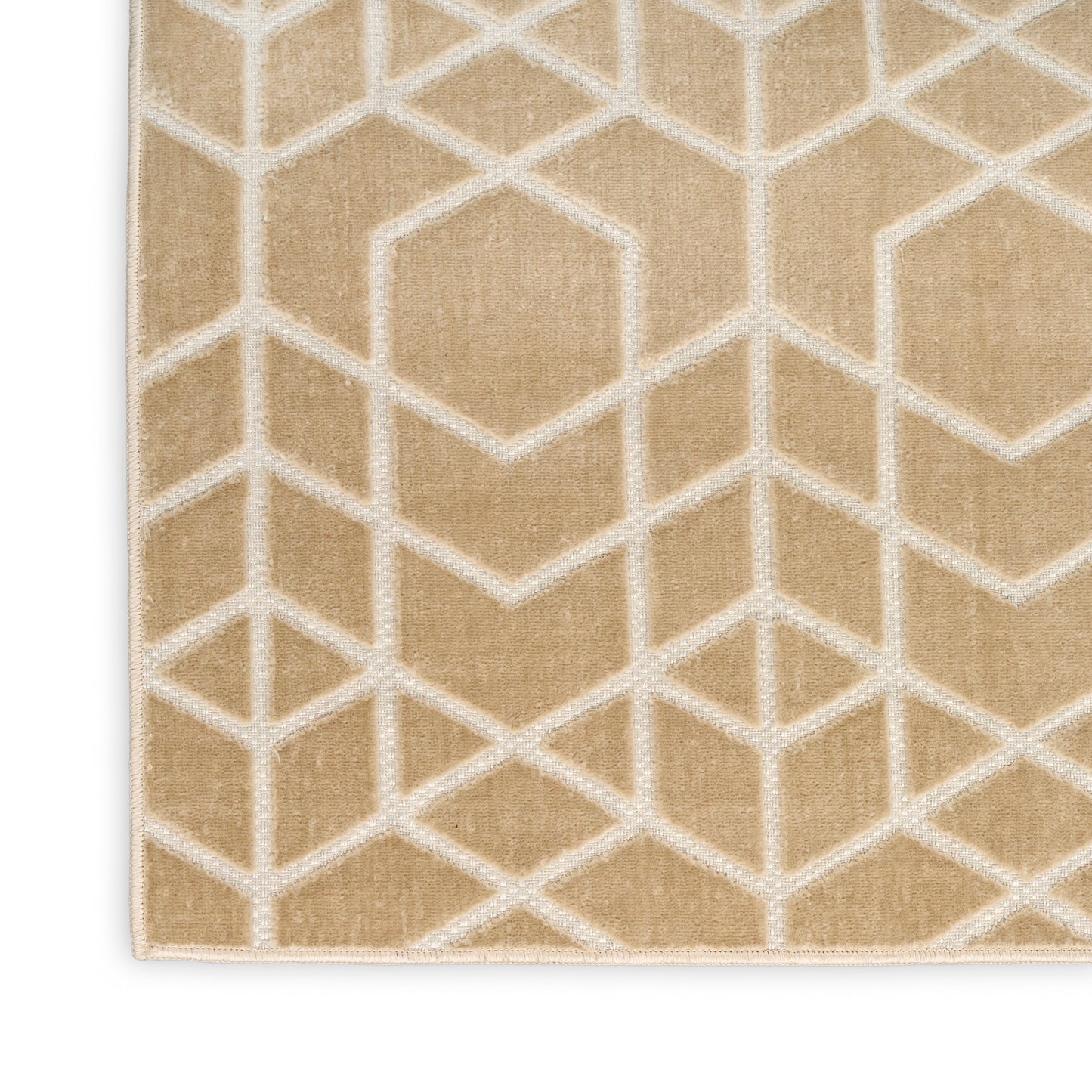 Nourison Home Washable Charm  Beige Ivory  Contemporary