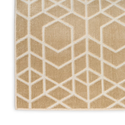 Nourison Home Washable Charm  Beige Ivory  Contemporary