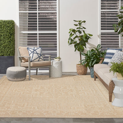 Nourison Home Tulum  Cream  Contemporary
