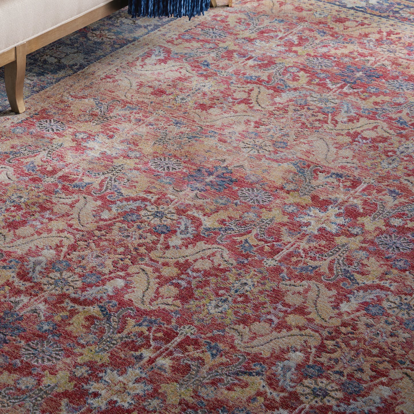 Nourison Home Ankara Global  Red  Traditional
