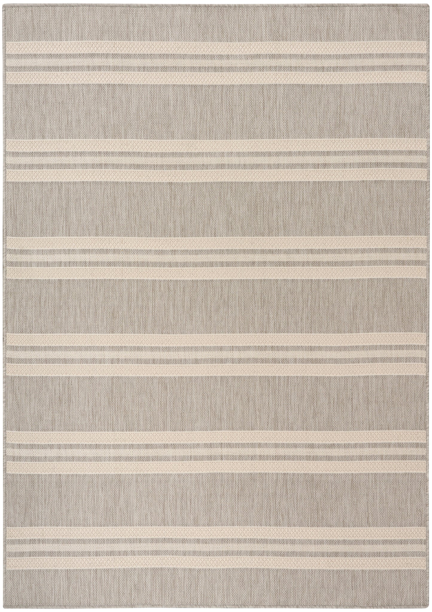 Nourison Home Horizon Indoor/Outdoor HOZ05 Grey Contemporary Power-loomed Rug