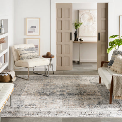 Nourison Home Quarry  Grey Ivory  Transitional