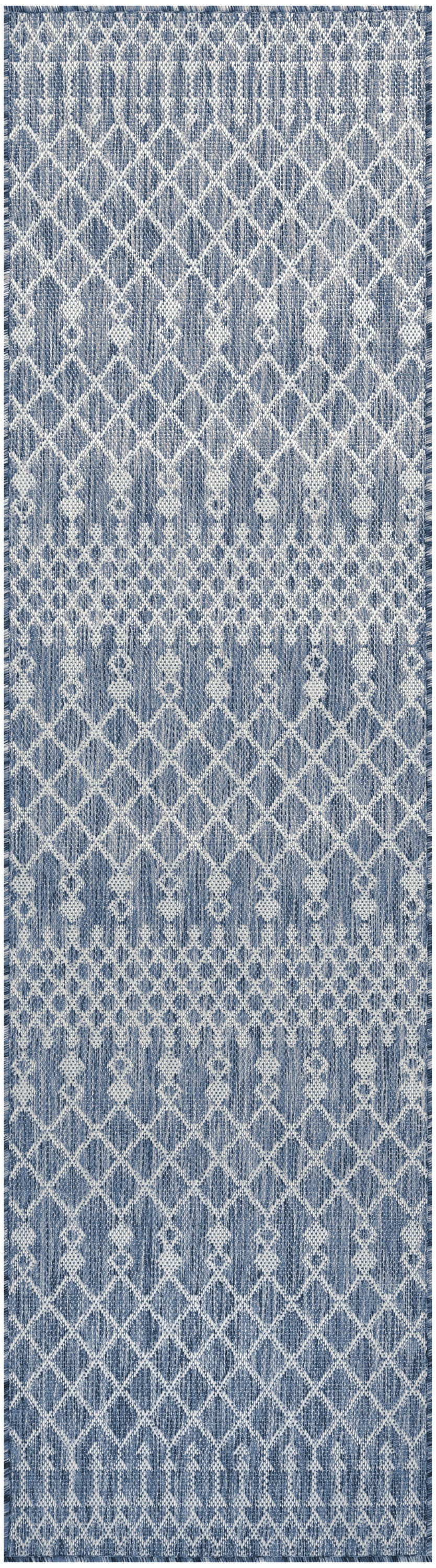 Nourison Home Positano POS02 Navy Blue Contemporary Power-loomed Rug