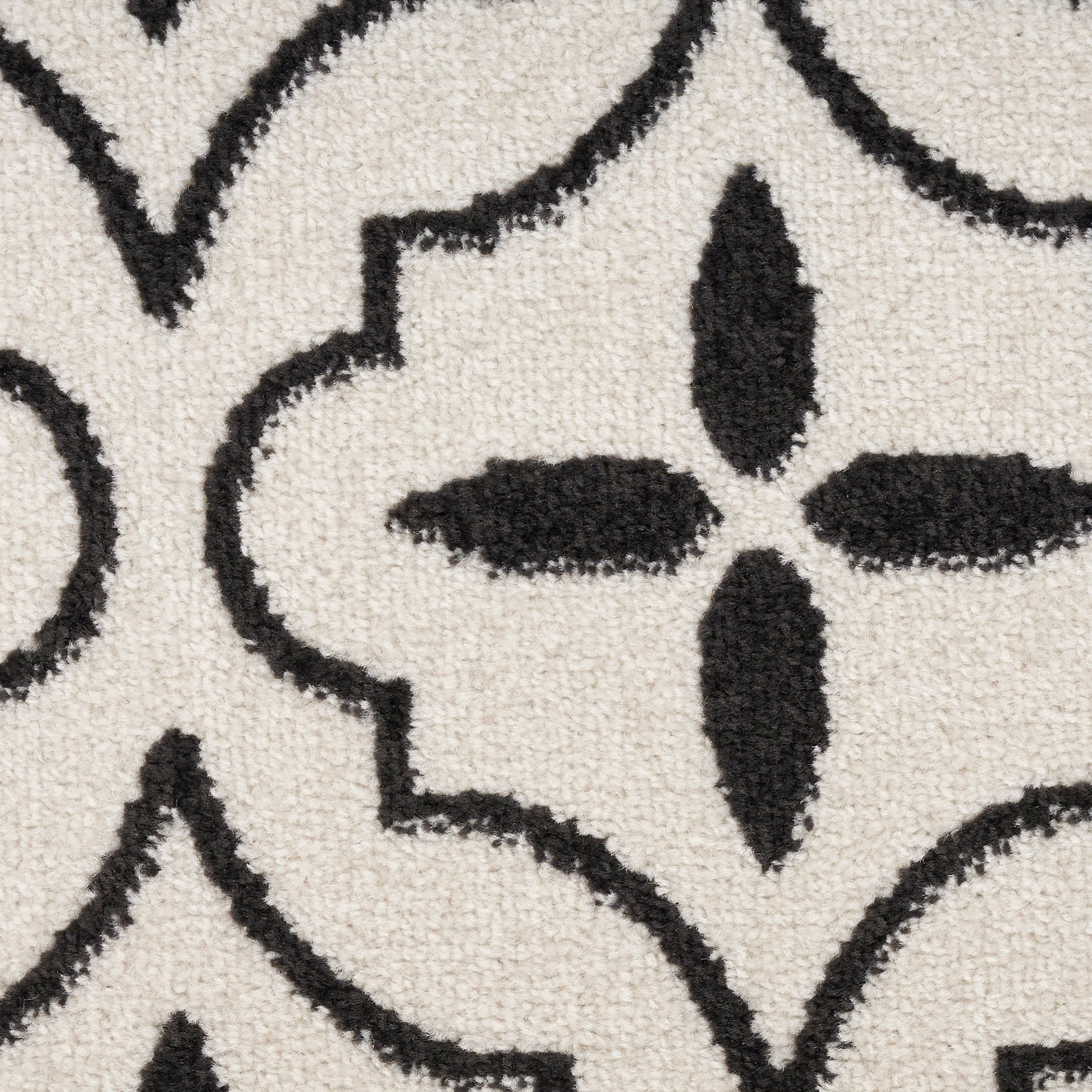 Nourison Home Nourison Essentials  Ivory Black  Contemporary