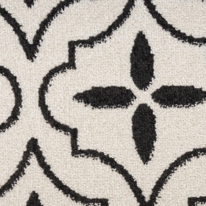 Nourison Home Nourison Essentials  Ivory Black  Contemporary
