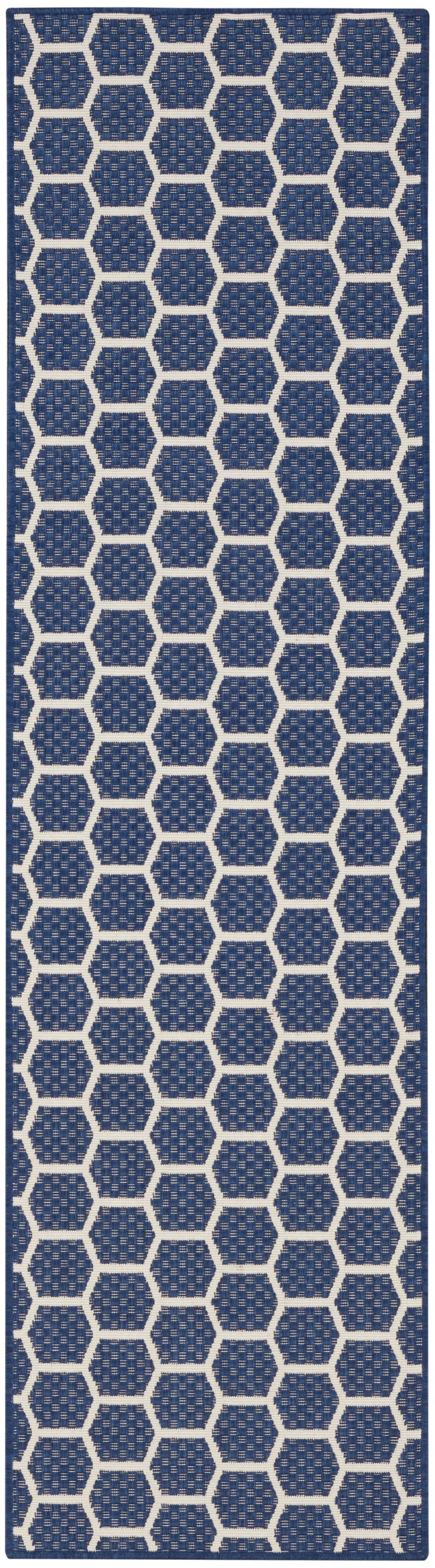 Nourison Home Twist Reversible TWS01 Navy Contemporary Loom-woven Rug