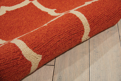 Nourison Home Portico  Orange  Contemporary