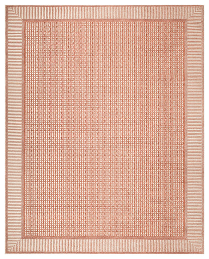 Nourison Home Nordic NRC03 Brick Ivory Contemporary Power-loomed Rug