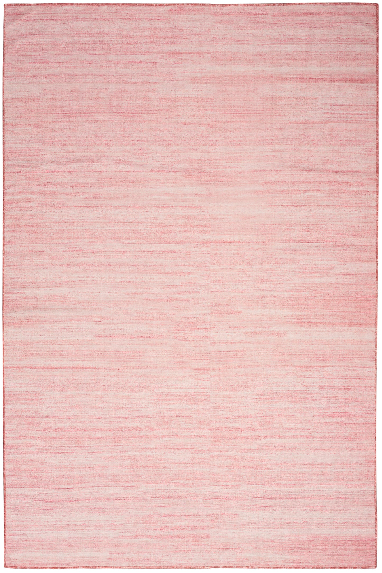 Nourison Home Washable Essentials WAE01 Pink Contemporary Loom-woven Rug