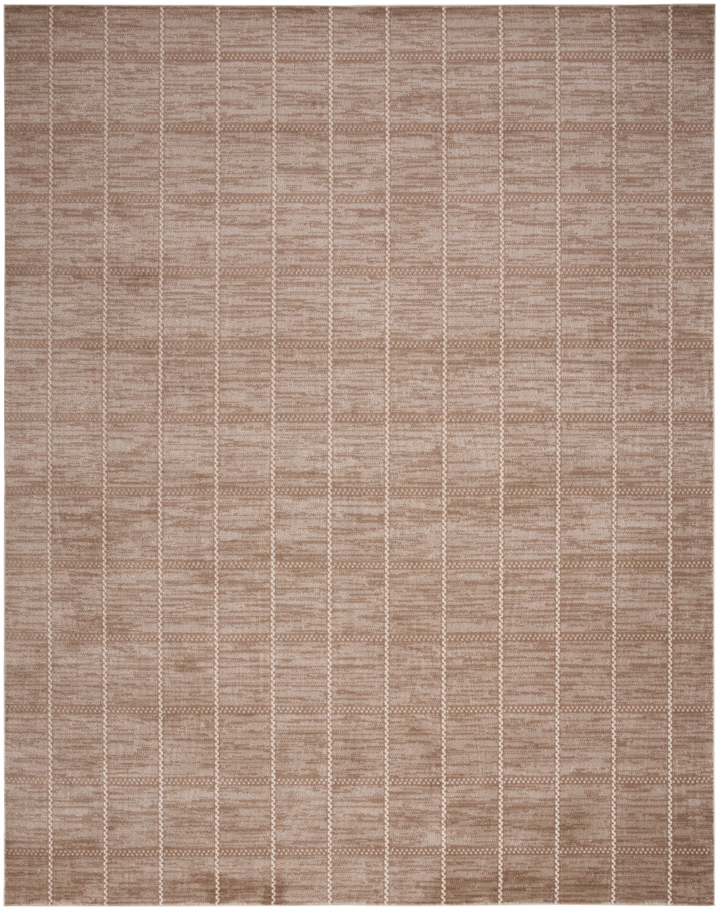 Nourison Home Serenity Home SRH05 Mocha Ivory Contemporary Loom-woven Rug
