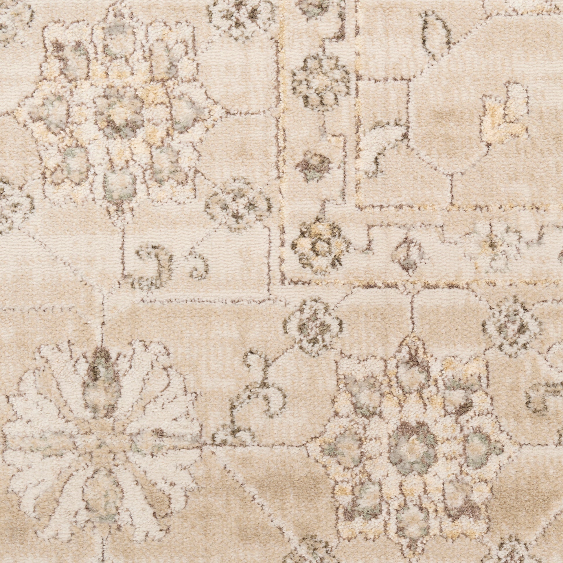 Nourison Home Soft Mist  Beige Grey  Traditional