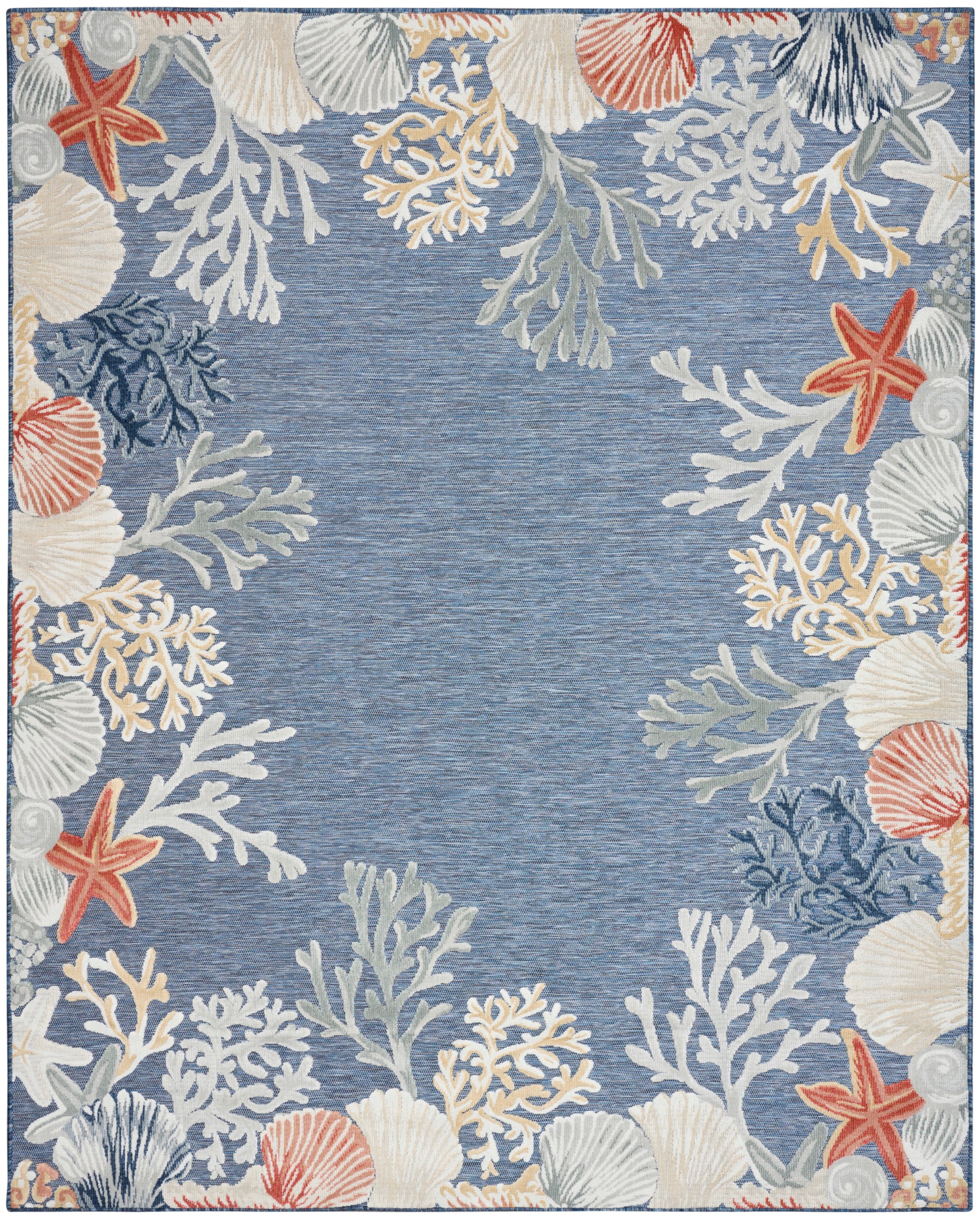 Nourison Home Suncoast  Denim Multicolor  Contemporary