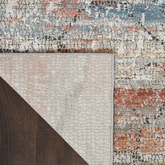 Nourison Home Rustic Textures  Multicolor  Contemporary