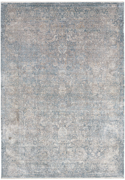 Nourison Home Starry Nights STN01 Cream Blue Traditional Loom-woven Rug