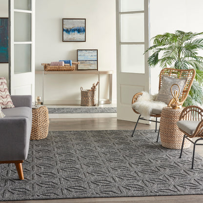 Nourison Home Cozumel  Dark Grey  Contemporary