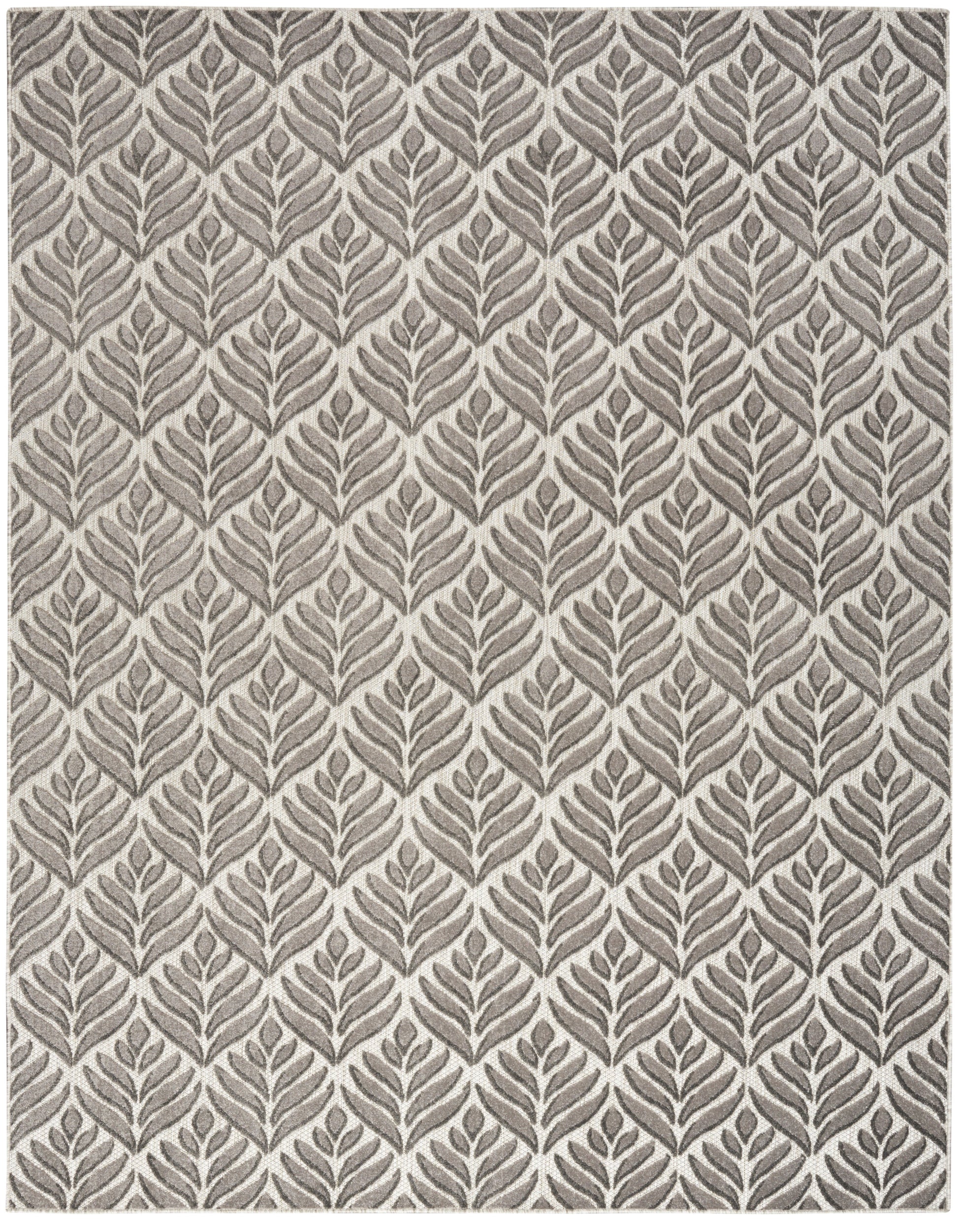 Nourison Home Aloha  Charcoal  Contemporary
