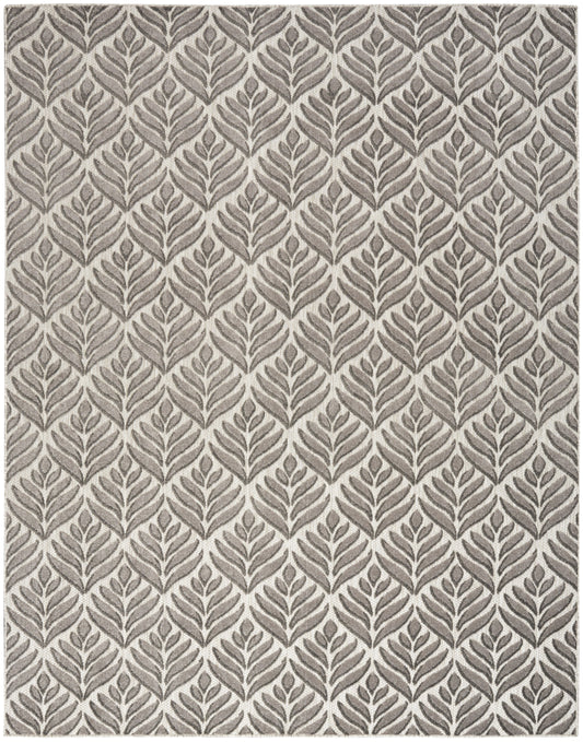 Nourison Home Aloha  Charcoal  Contemporary