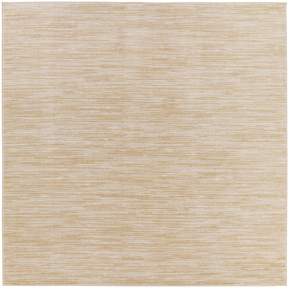 Nourison Home Nourison Essentials NRE01 Ivory Gold Contemporary Power-loomed Rug