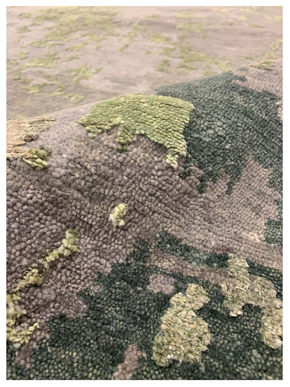 Artisan Mary Green Contemporary Knotted Rug - Rugs - Artisan - Atlanta Designer Rugs