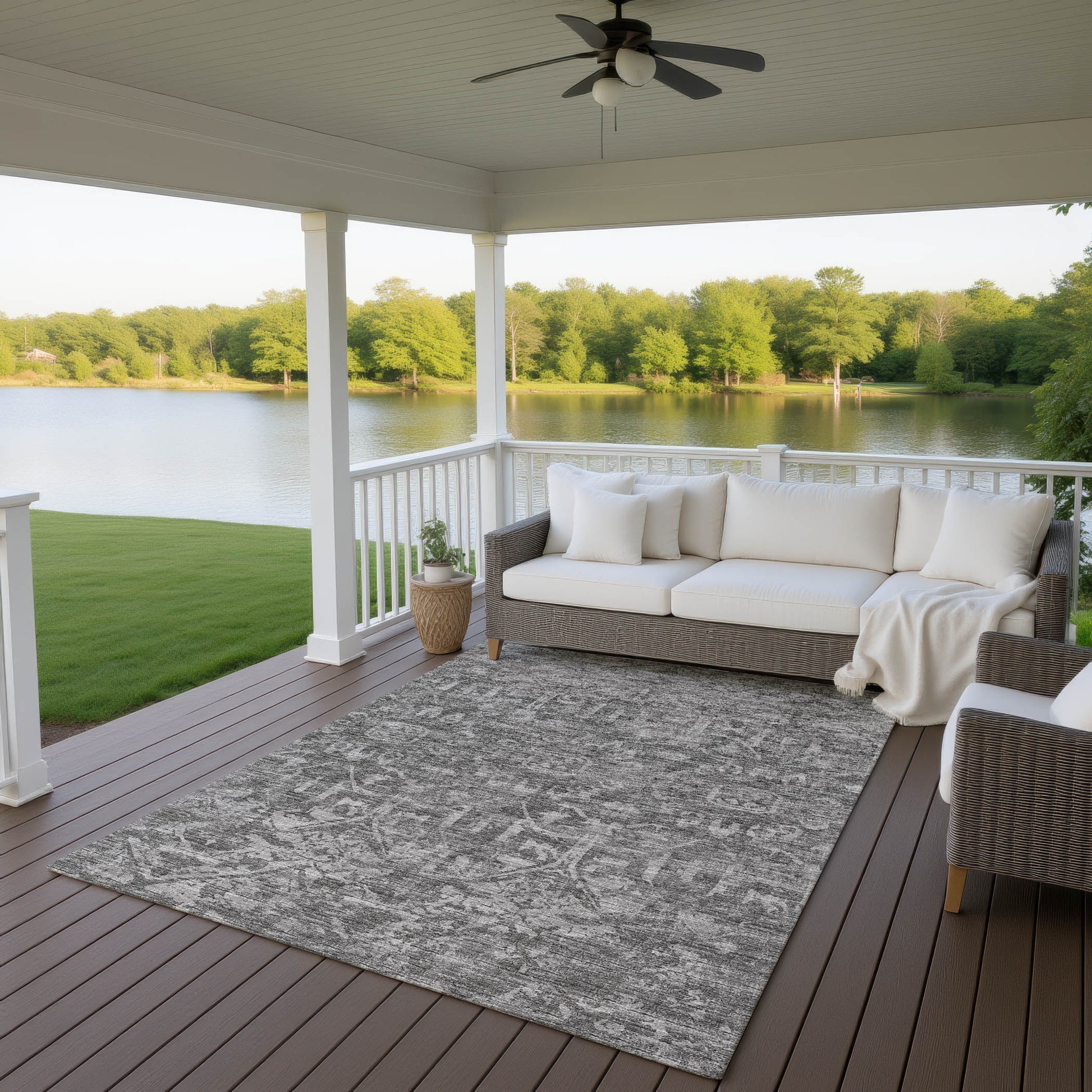 Dalyn Rugs Aberdeen  Graphite  Traditional