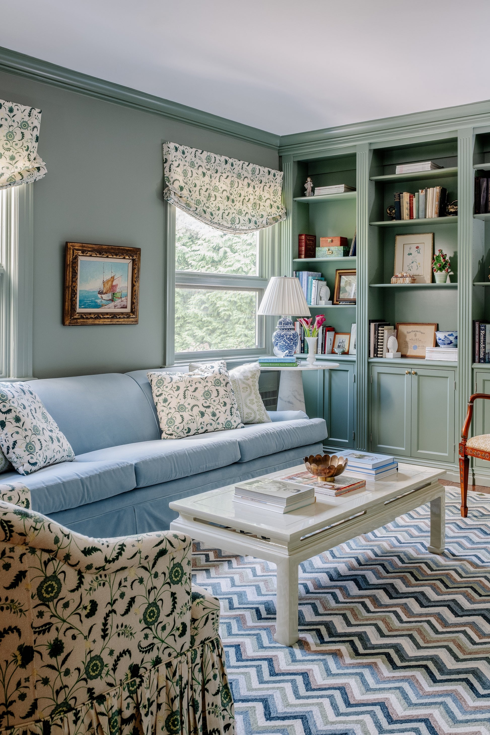 Erin Gates Abbott  Blue  Contemporary