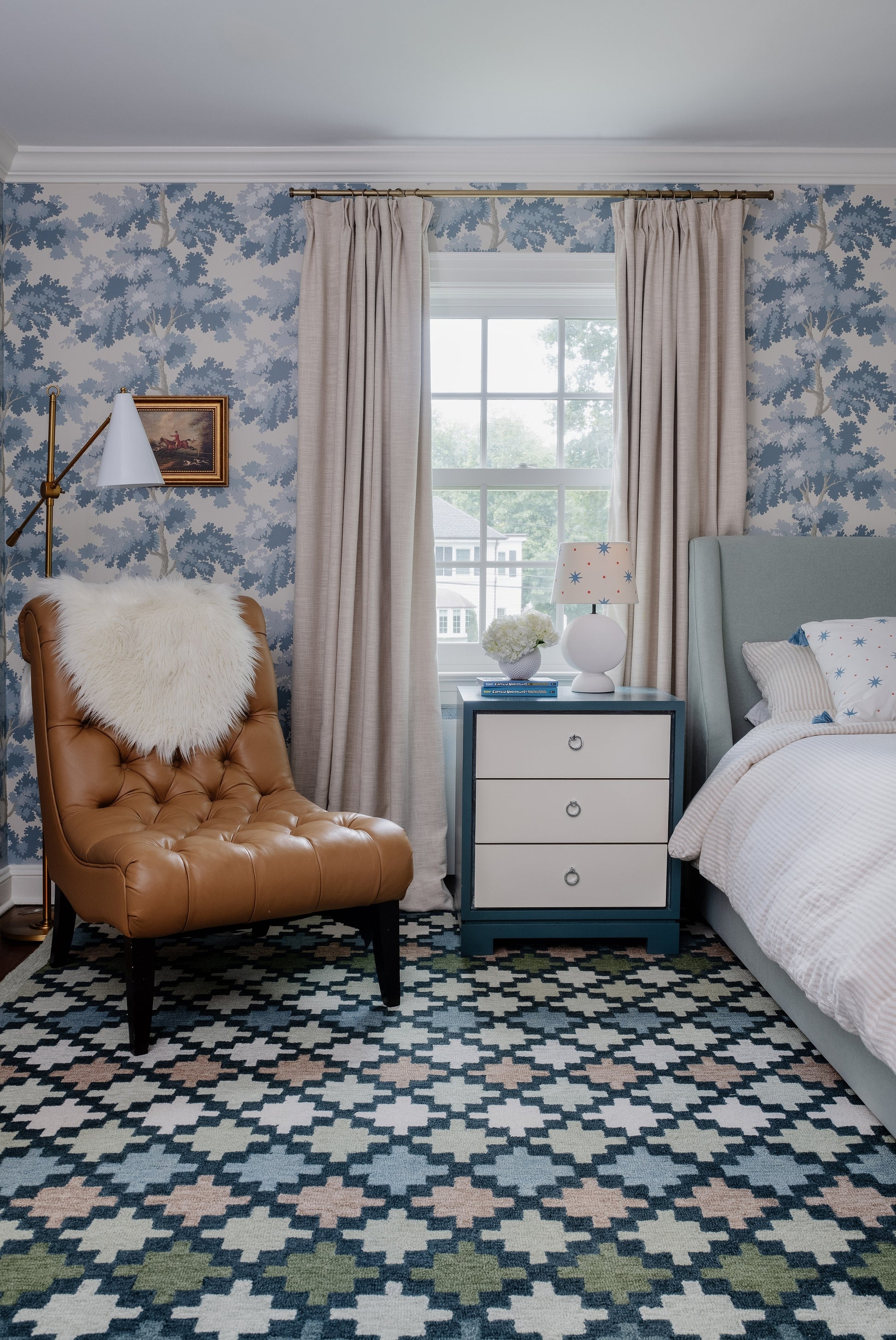Erin Gates Abbott  Blue  Contemporary