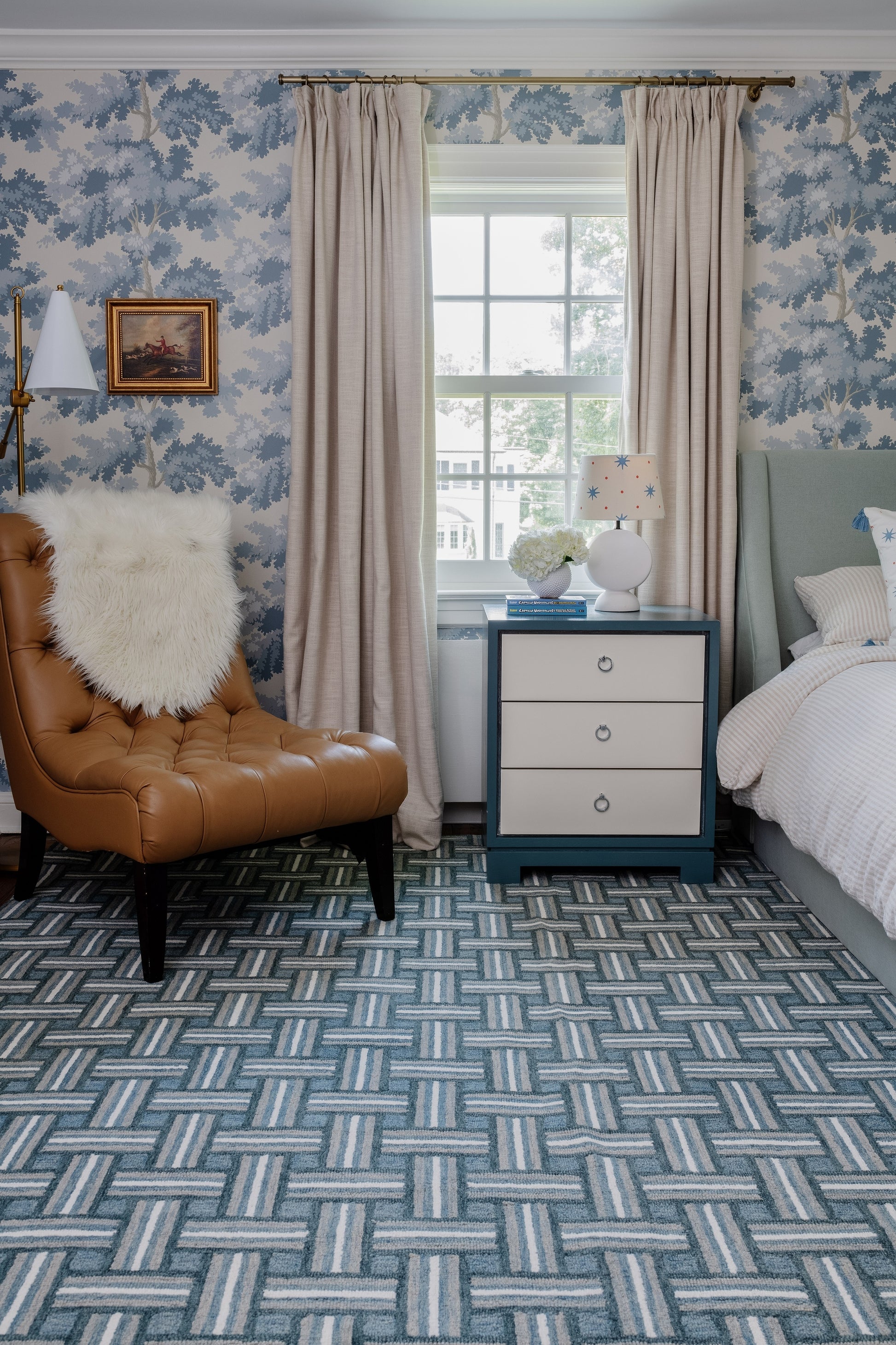 Erin Gates Abbott  Blue  Contemporary