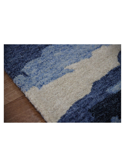 Limited ADELAIDE AD - 107 NAVY Transitional Tufted Rug - Rugs - Limited - Atlanta Designer Rugs