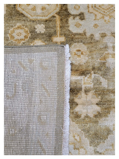 Artisan Uma Brown Beige Traditional Knotted Rug - Rugs - Artisan - Atlanta Designer Rugs