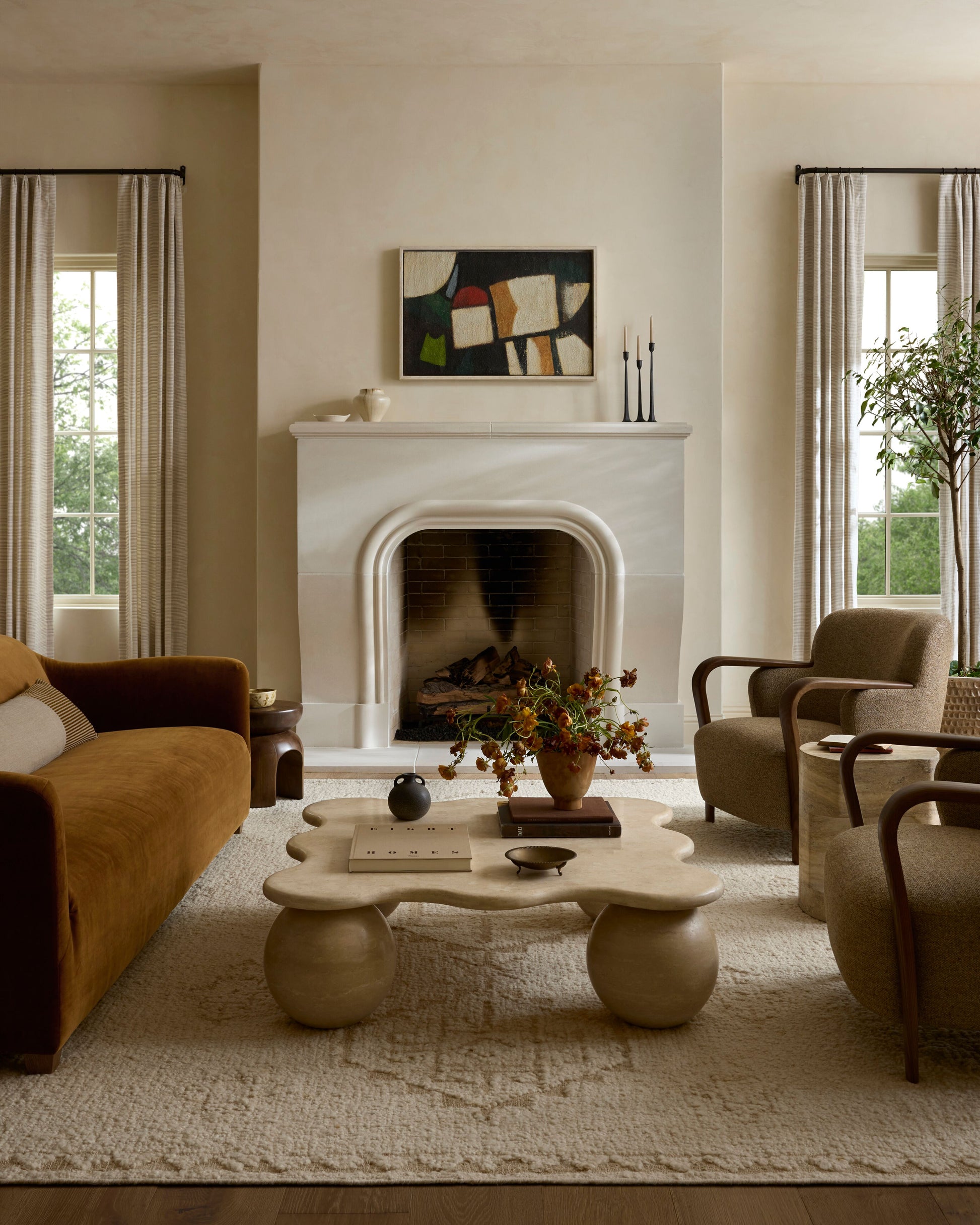 Loloi Alara  Ivory Natural Traditional