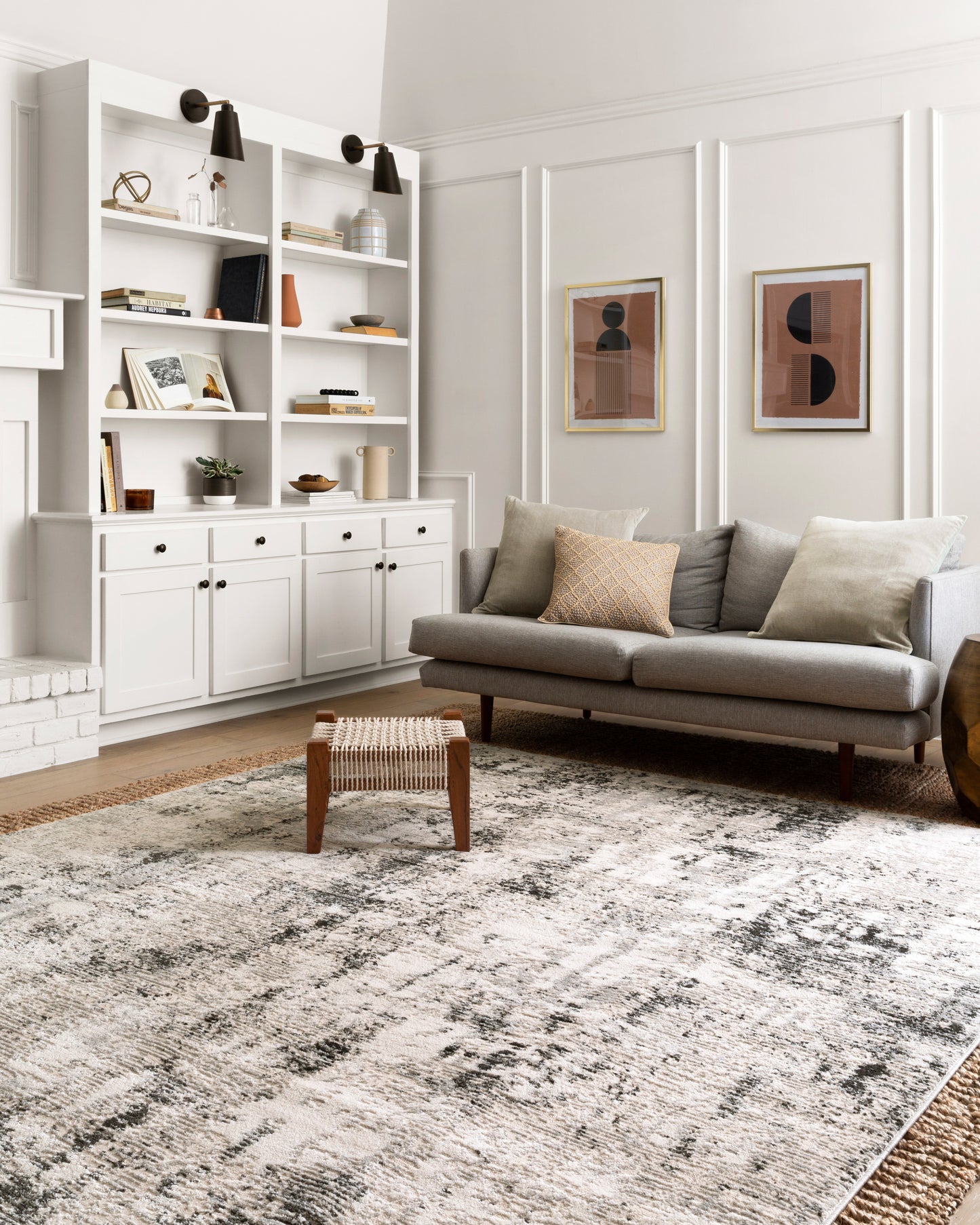 Loloi II Alchemy  Silver Graphite Contemporary