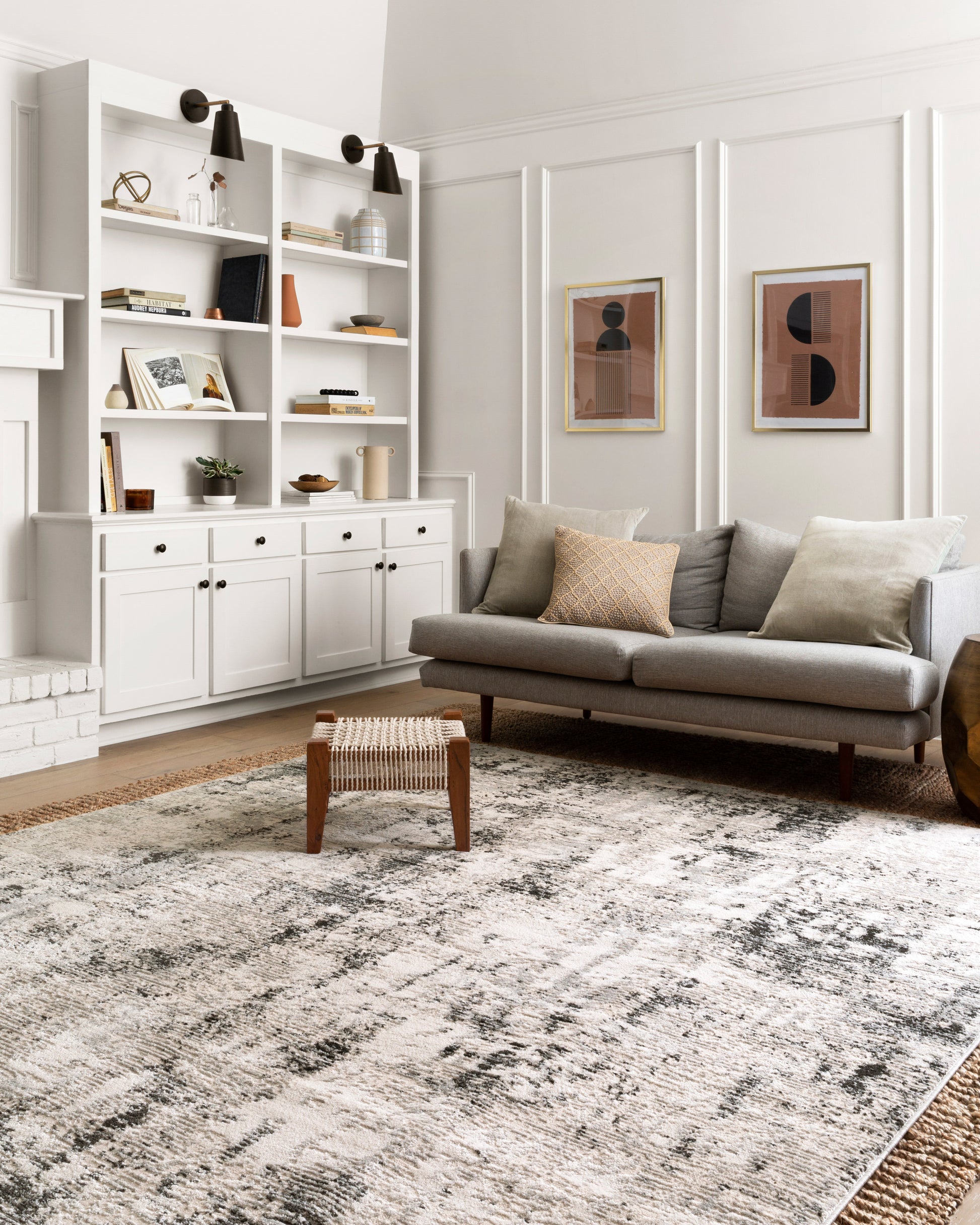 Loloi II Alchemy  Silver Graphite Contemporary