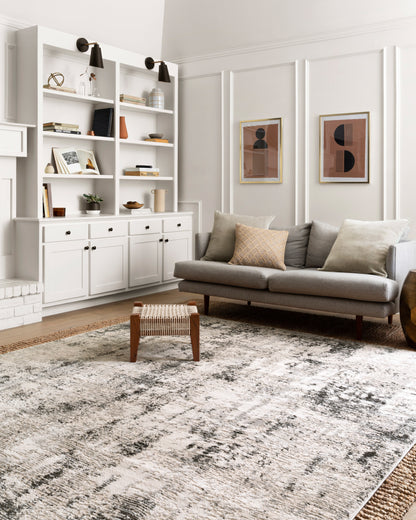 Loloi II Alchemy  Silver Graphite Contemporary