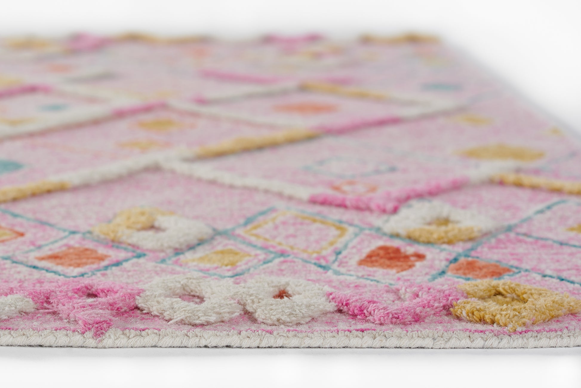 Momeni Allegro  Pink  Contemporary