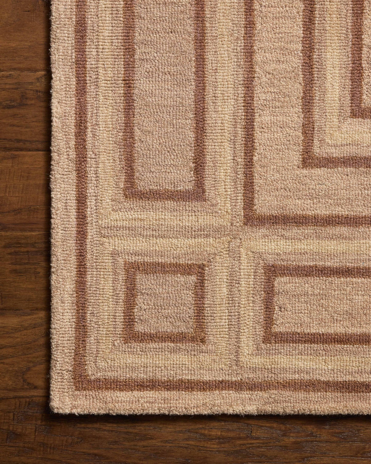 Chris Loves Julia x Loloi Alfie  Blush Rose Contemporary