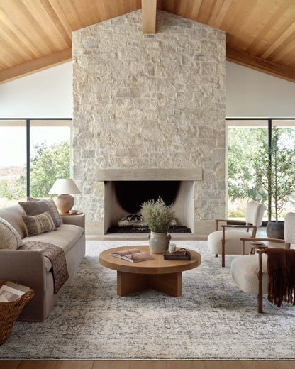 Amber Lewis x Loloi Alie  Charcoal Beige Traditional