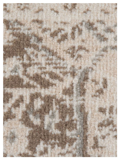 Limited Pansy PN-302 Lt.Cream  Traditional Machinemade Rug
