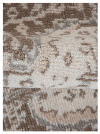 Limited Pansy PN-302 Lt.Cream  Traditional Machinemade Rug