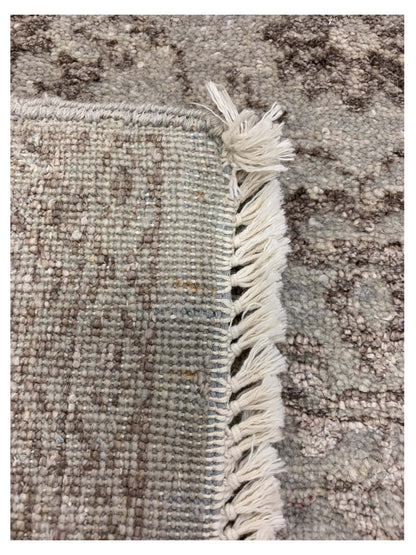 Artisan Victoria Silver Modern Knotted Rug - Rugs - Artisan - Atlanta Designer Rugs