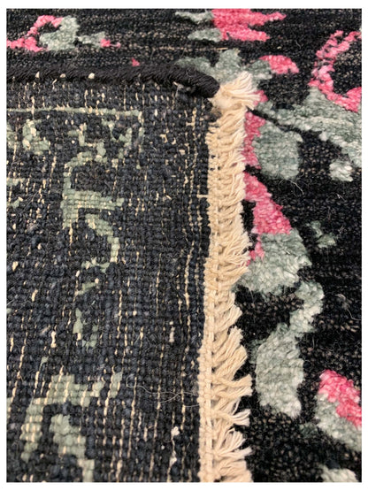 Artisan Elisabeth Charcoal Modern Knotted Rug - Rugs - Artisan - Atlanta Designer Rugs