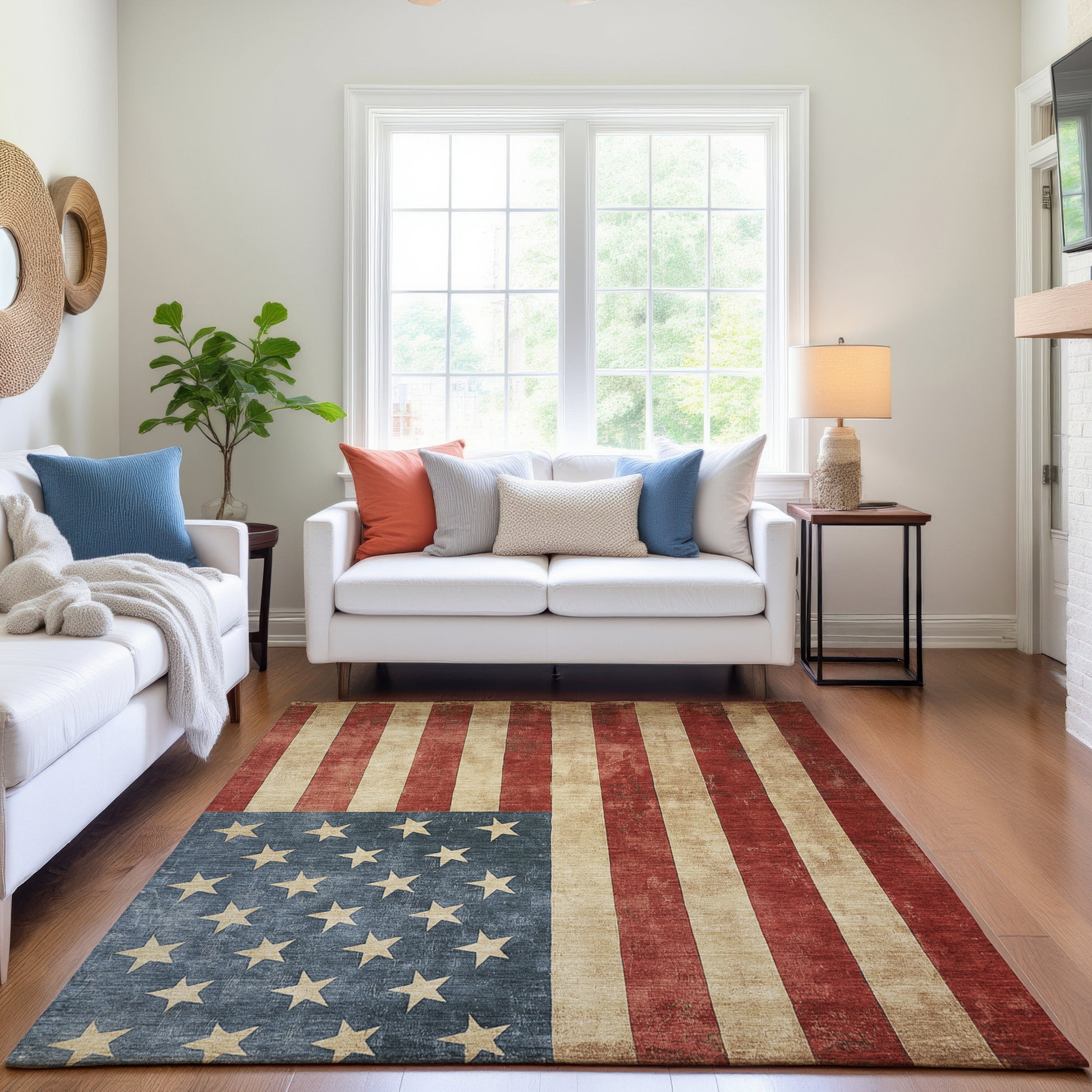 Dalyn Rugs Americana  Red  Casual