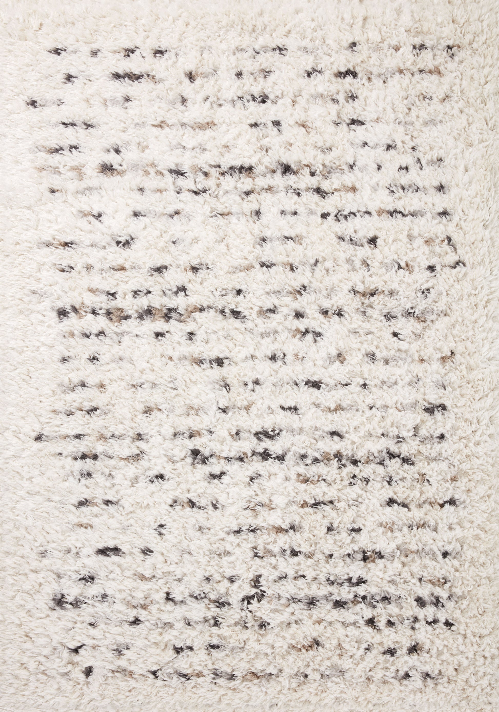 Angela Rose x Loloi Amira  Ivory Multi Shag