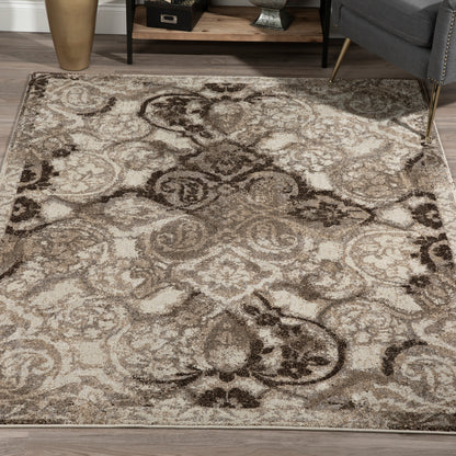 Dalyn Rugs Antigua  Mocha  Traditional