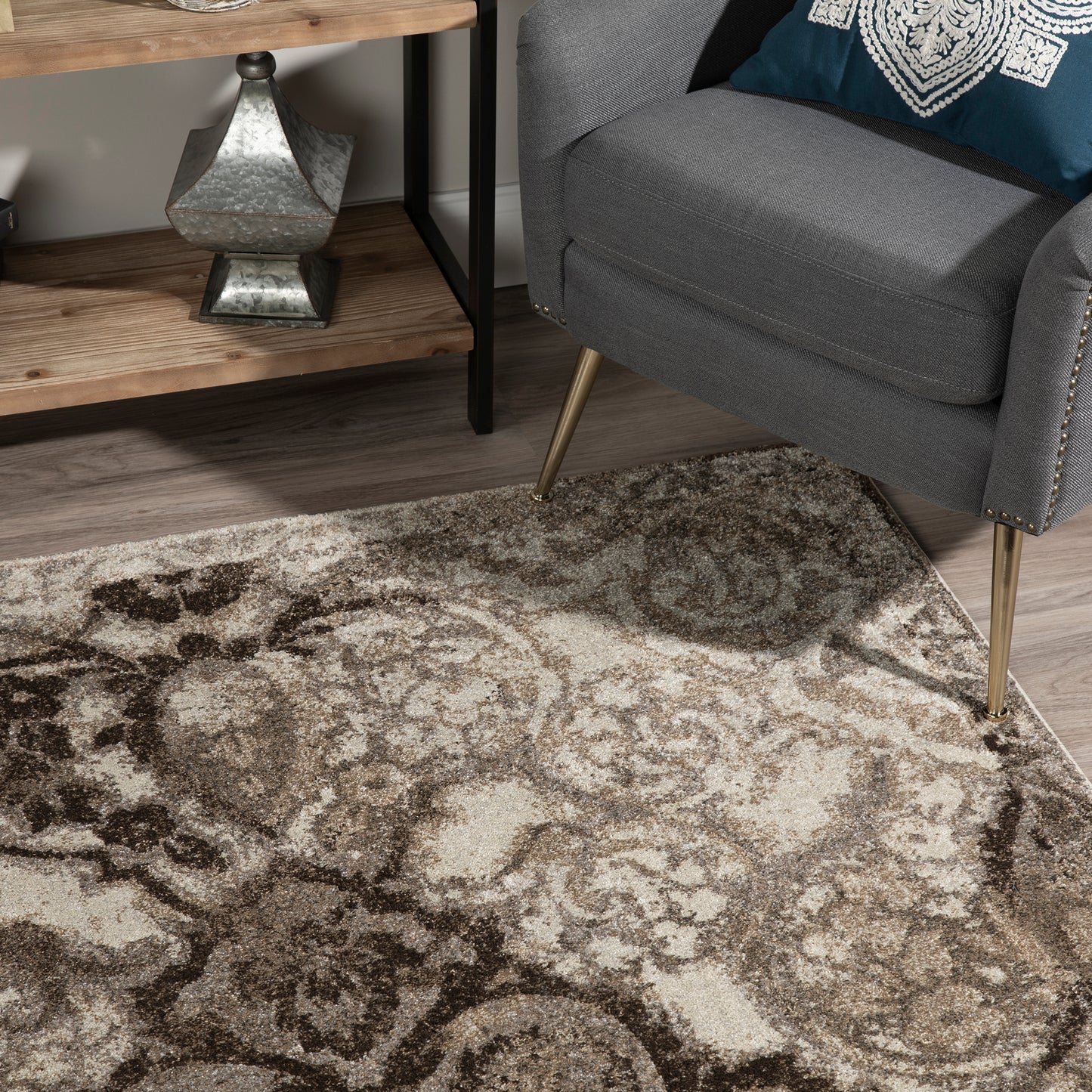 Dalyn Rugs Antigua  Mocha  Traditional