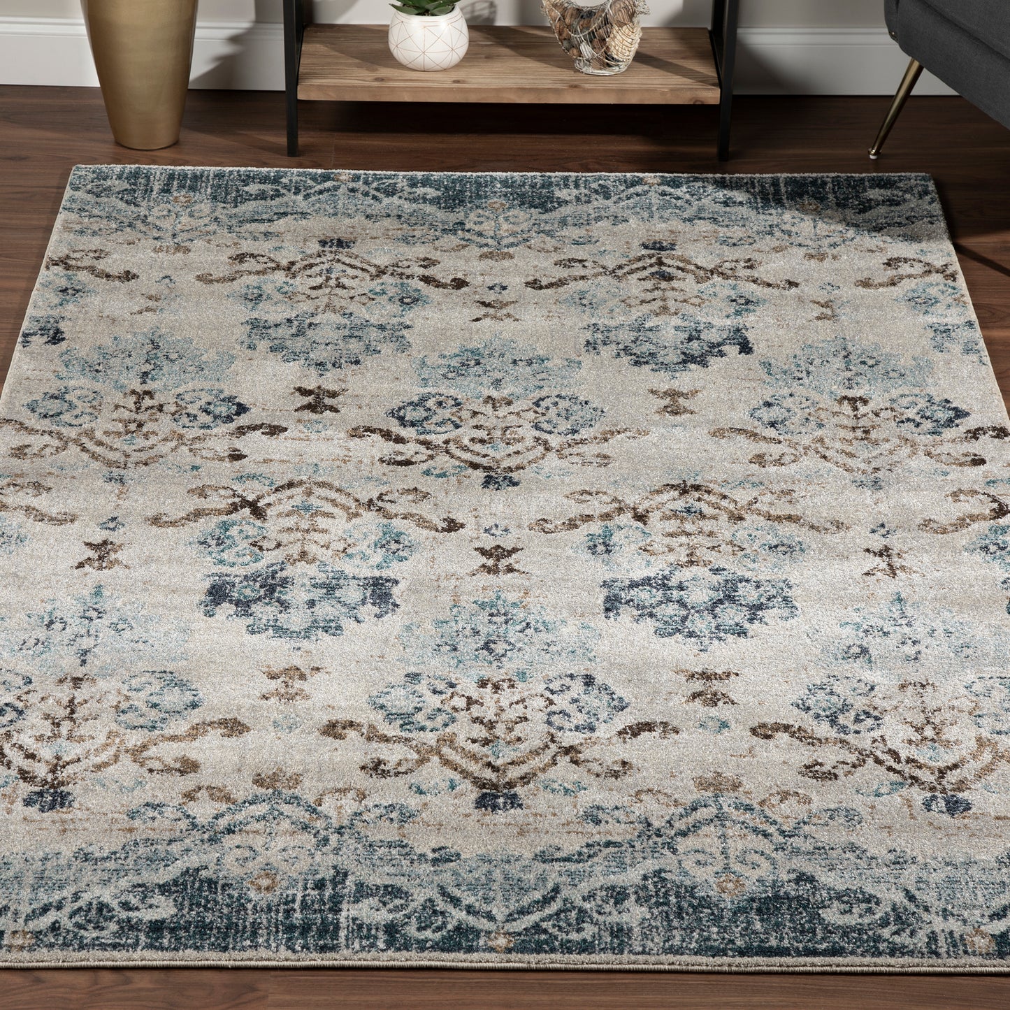 Dalyn Rugs Antigua  Blue  Traditional