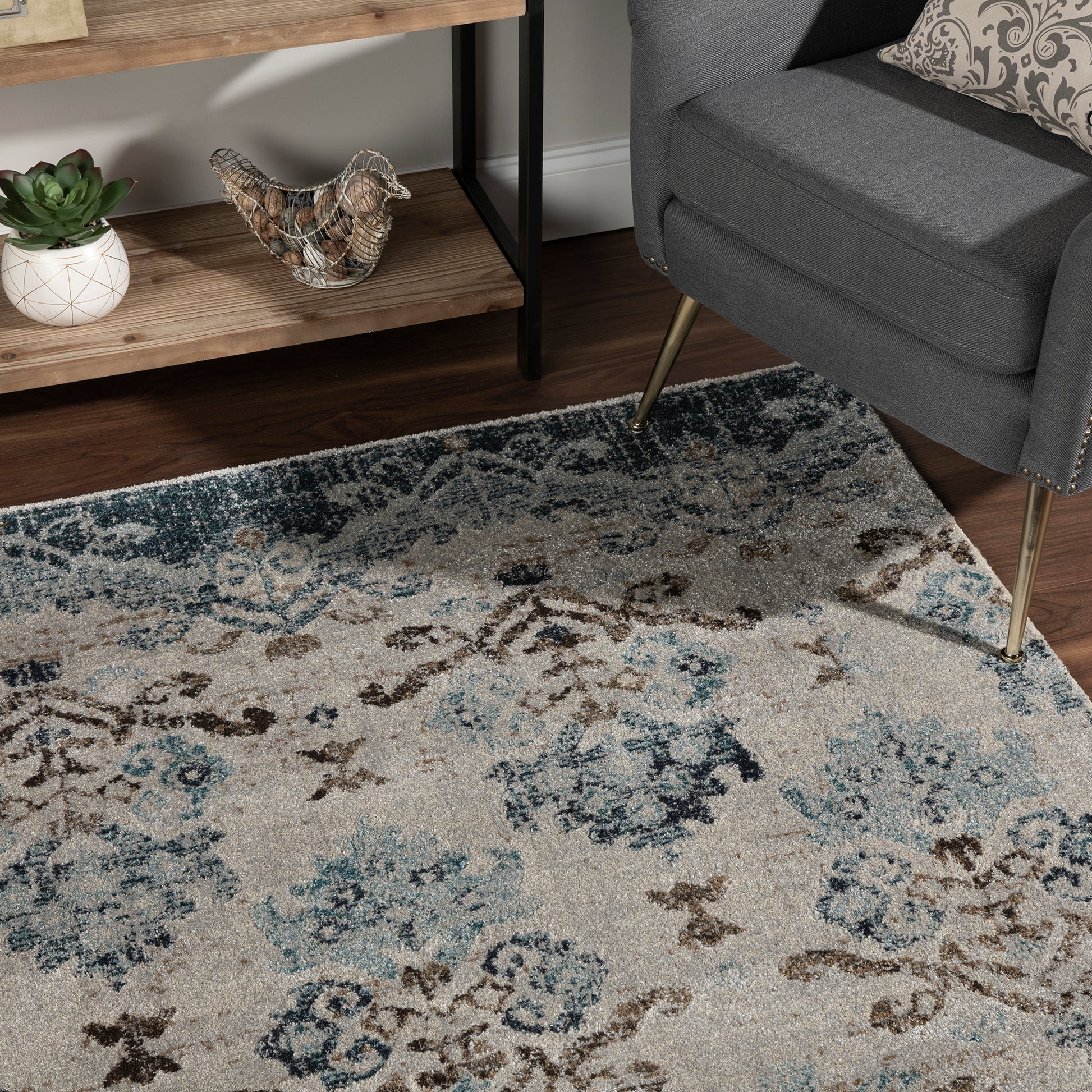 Dalyn Rugs Antigua  Blue  Traditional