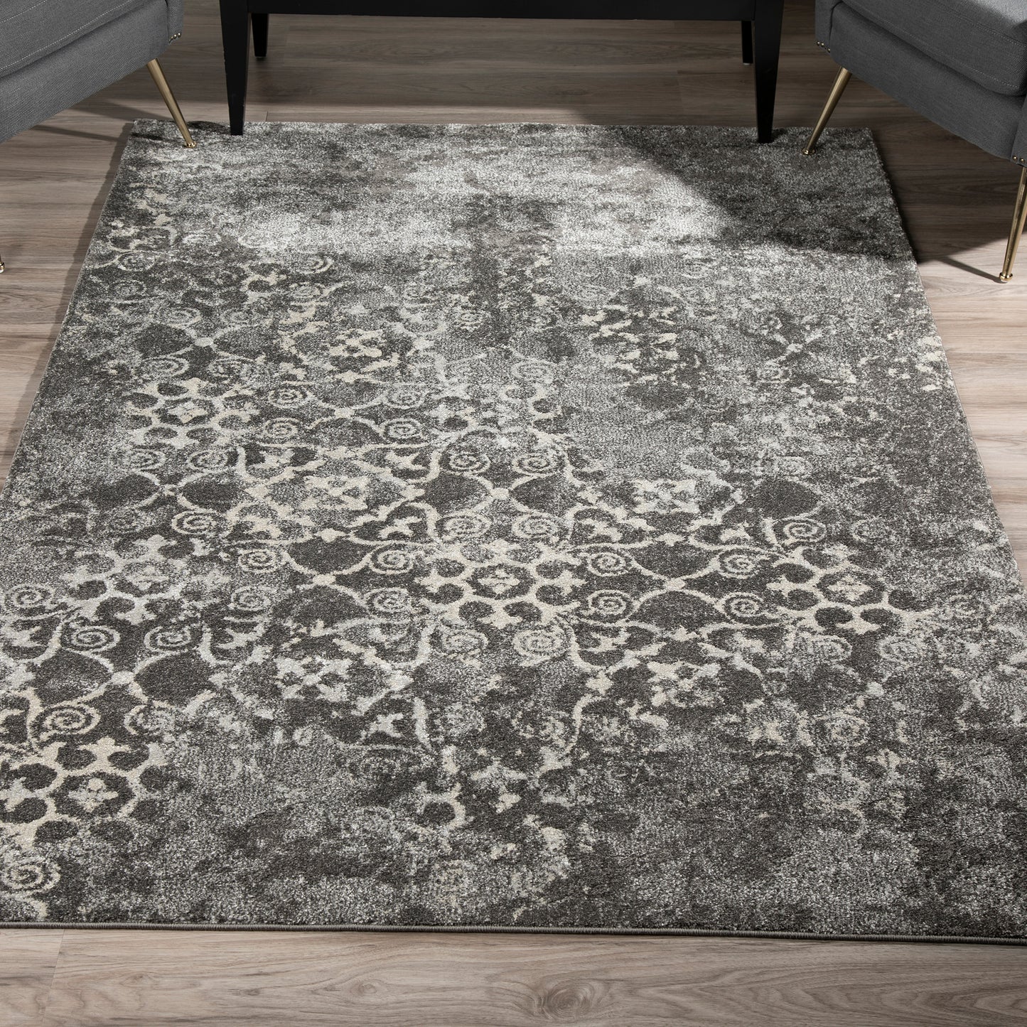 Dalyn Rugs Antigua  Gray  Traditional