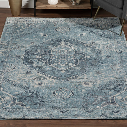 Dalyn Rugs Antigua  Sky  Traditional